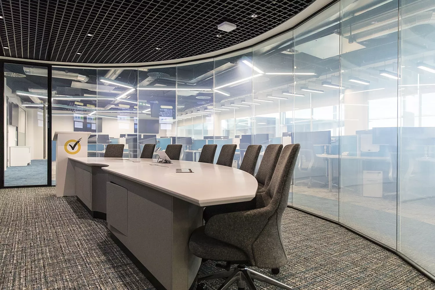 symantec meeting room set up for security