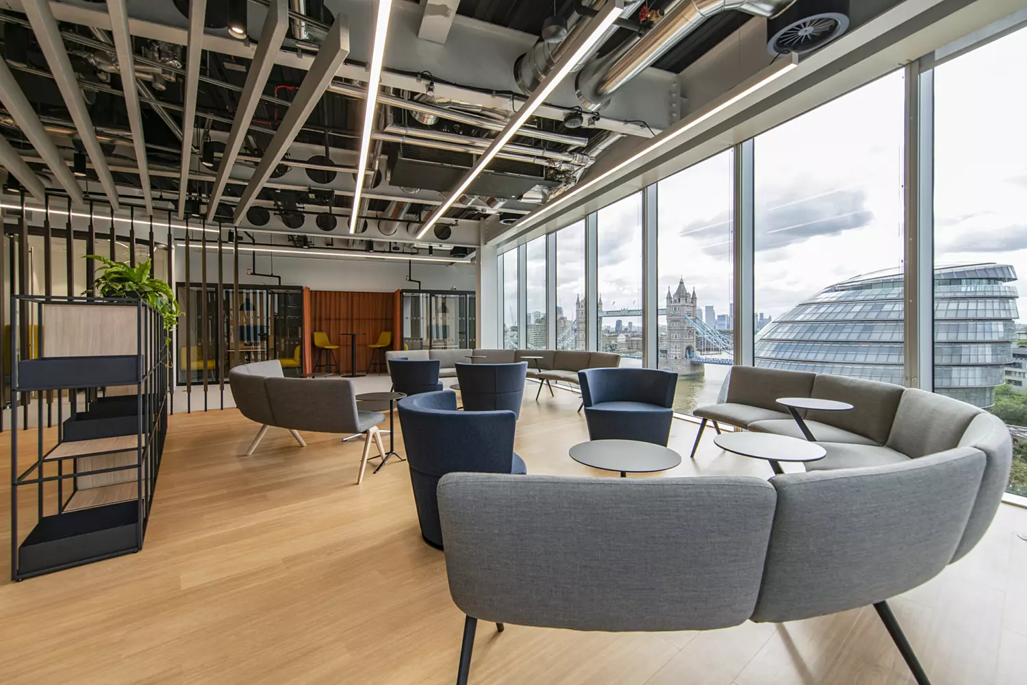 Natural warm colours and materials bring a sense of calm