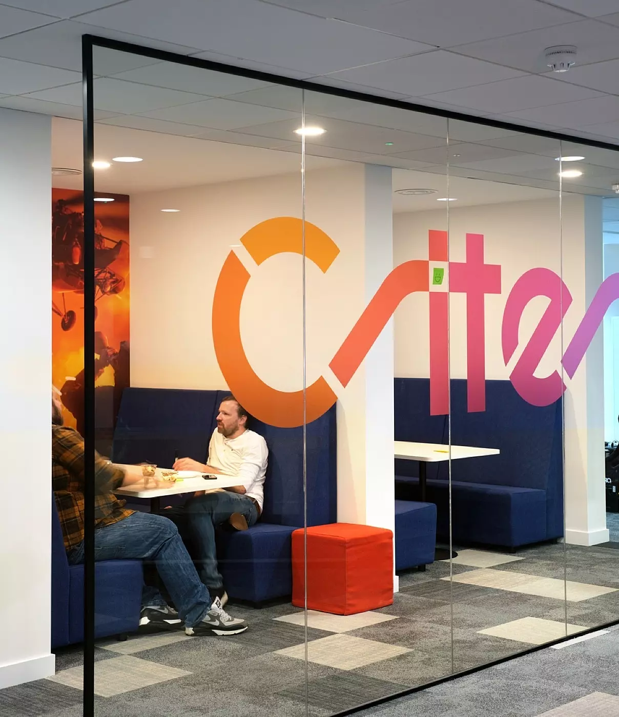 Electronic Arts modern meeting pods