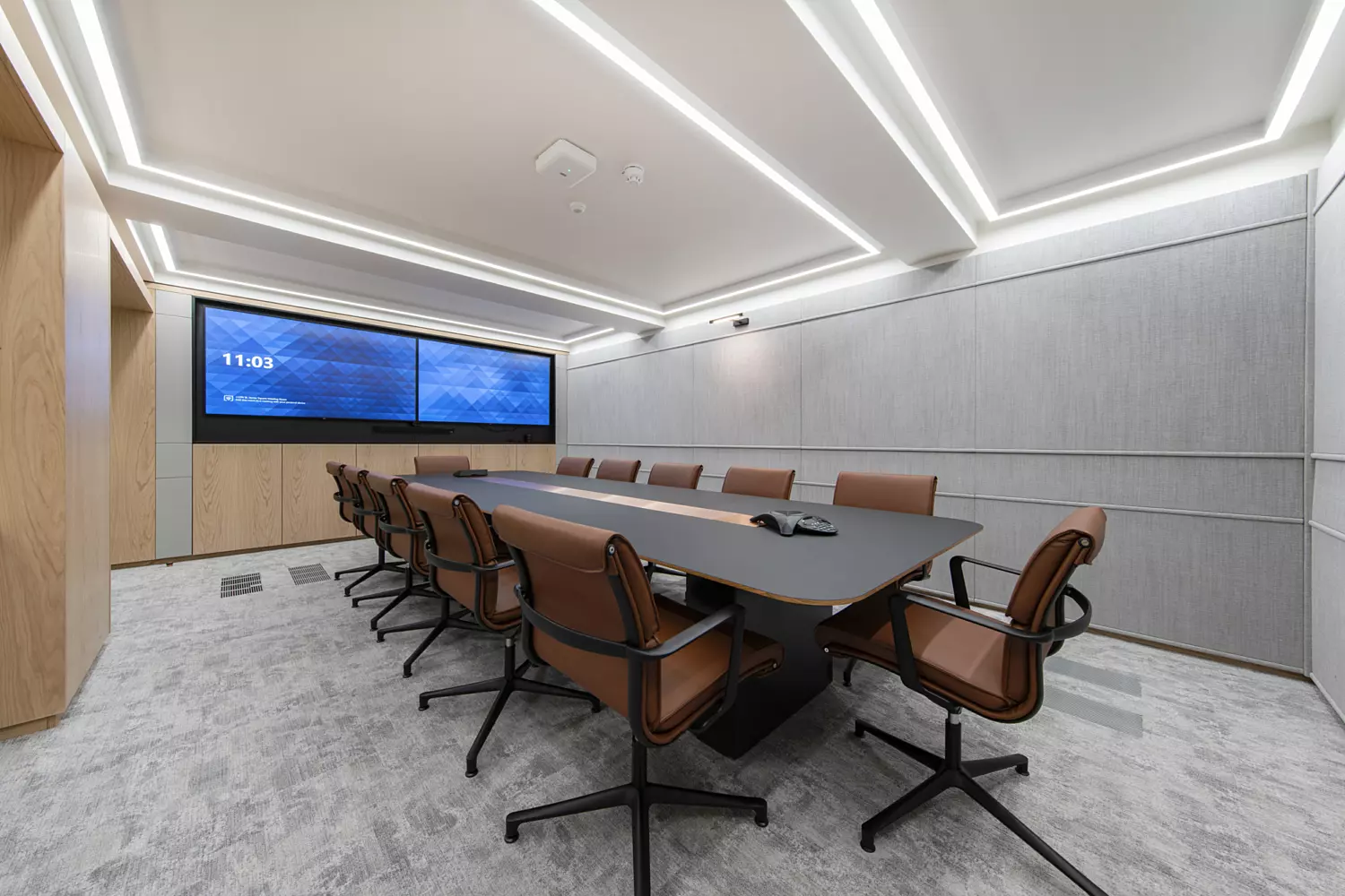Teck a copper palette boardroom