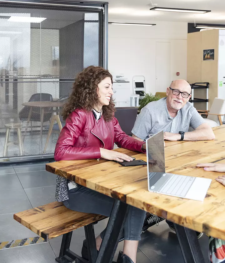 Collaboration at Anomaly's trendy office