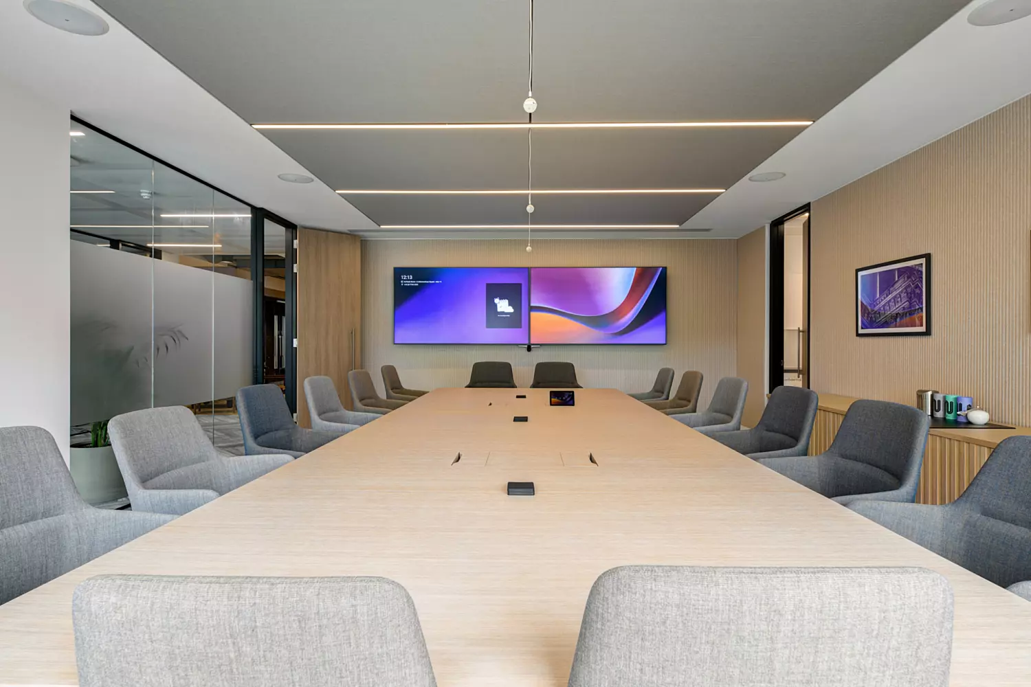 Boardroom in a London office