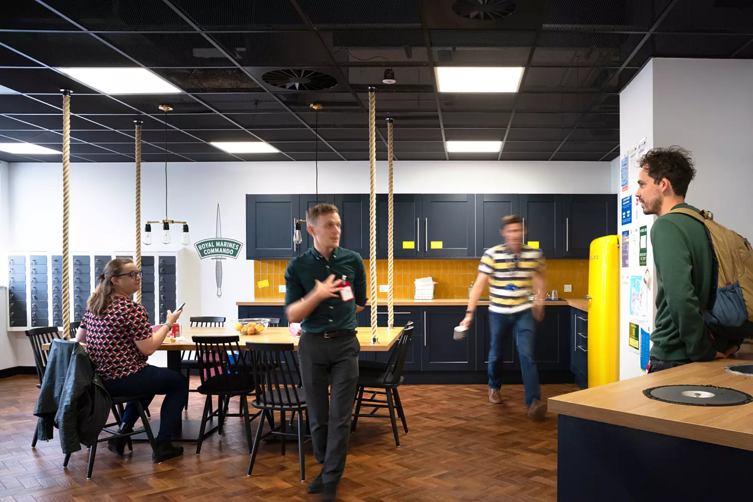 Teapoint with seating at Royal navy