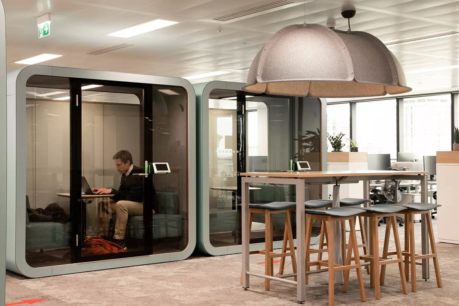 Workplace designed for wellbeing and flexible working