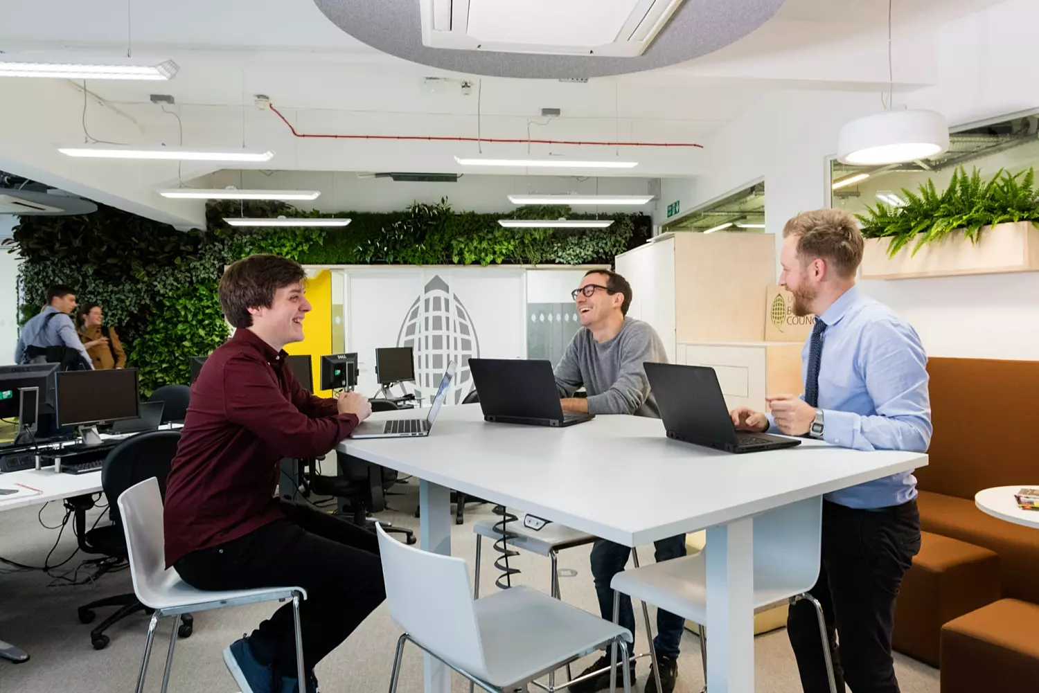 Circular workplace design with low embodied carbon