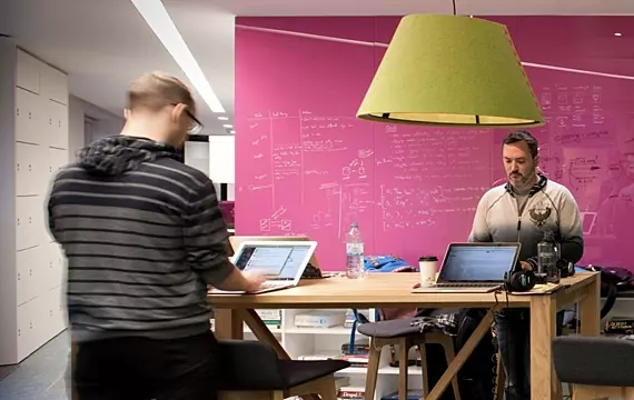 Thoughtworks' trendy office embracing hot desking