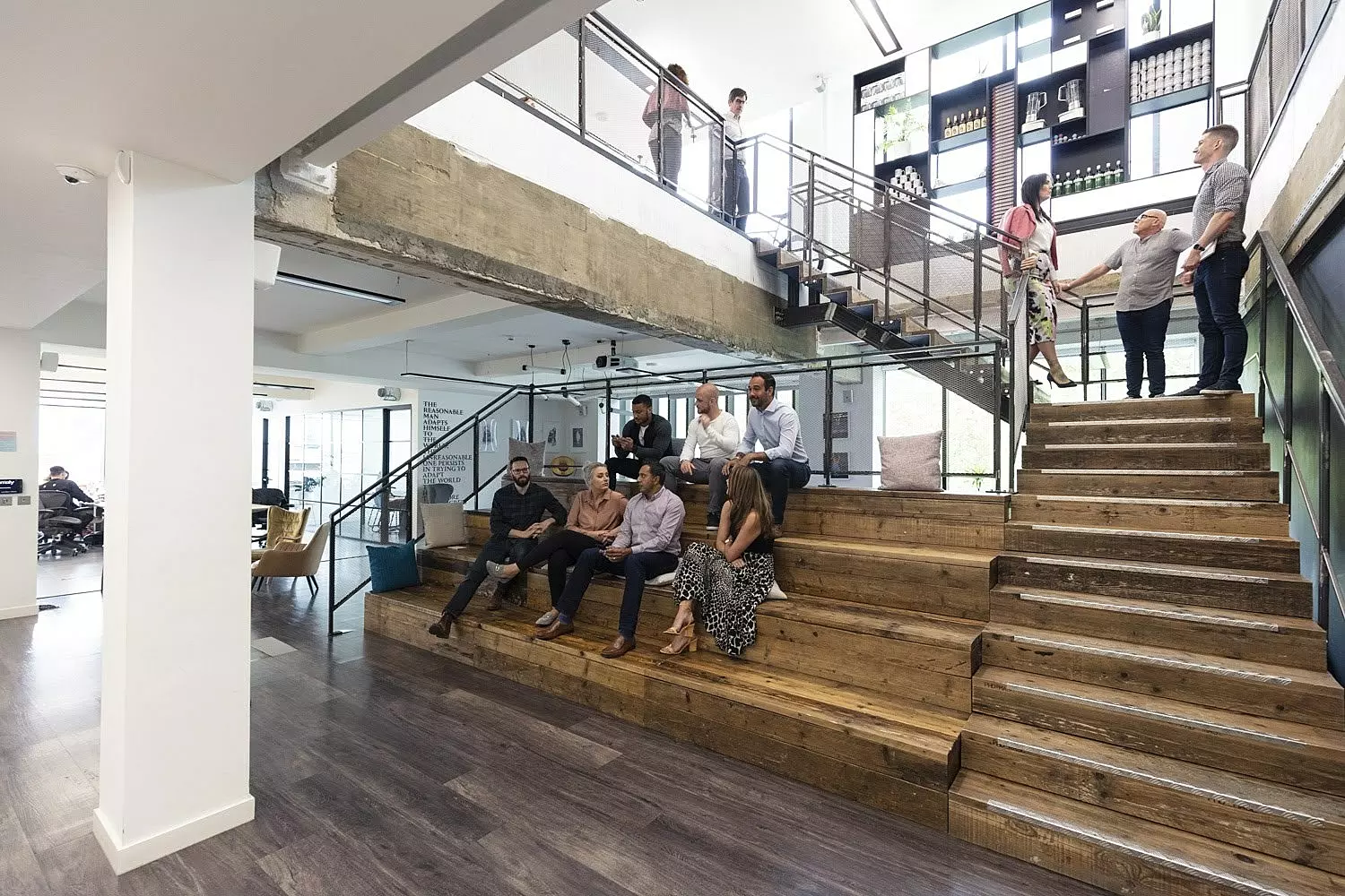 Collaboration space in office design