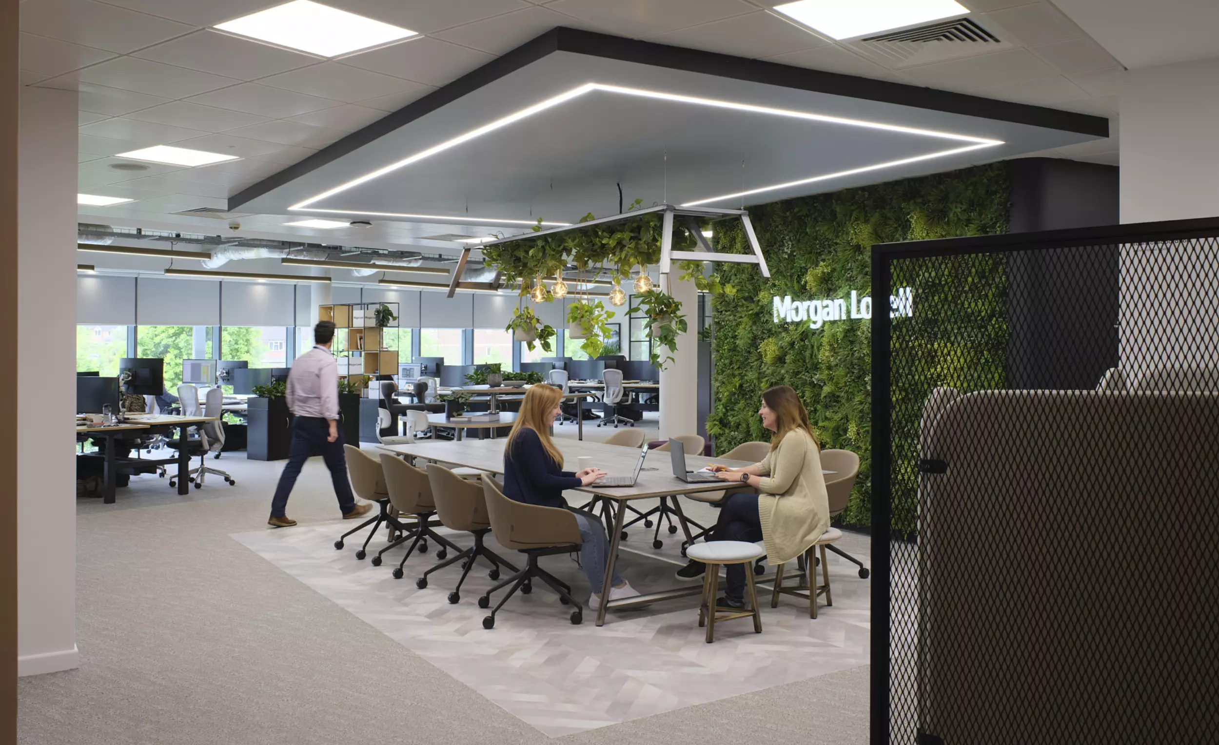 Morgan Lovell's Bracknell office design with biophilia