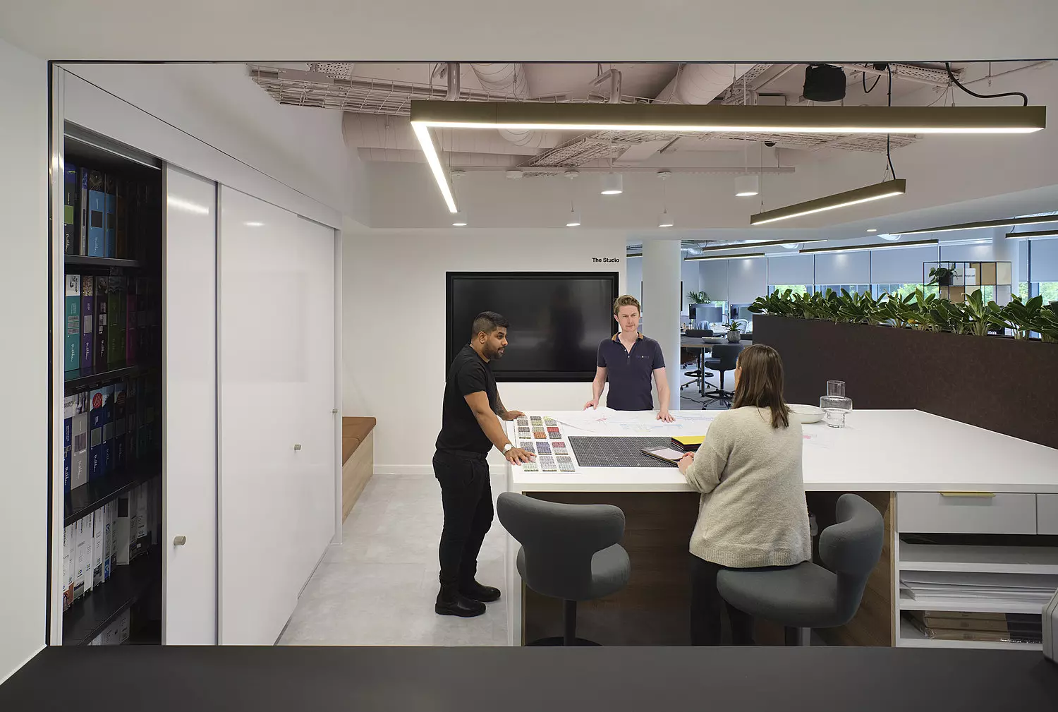 Modern office design at Morgan Lovell's Bracknell office