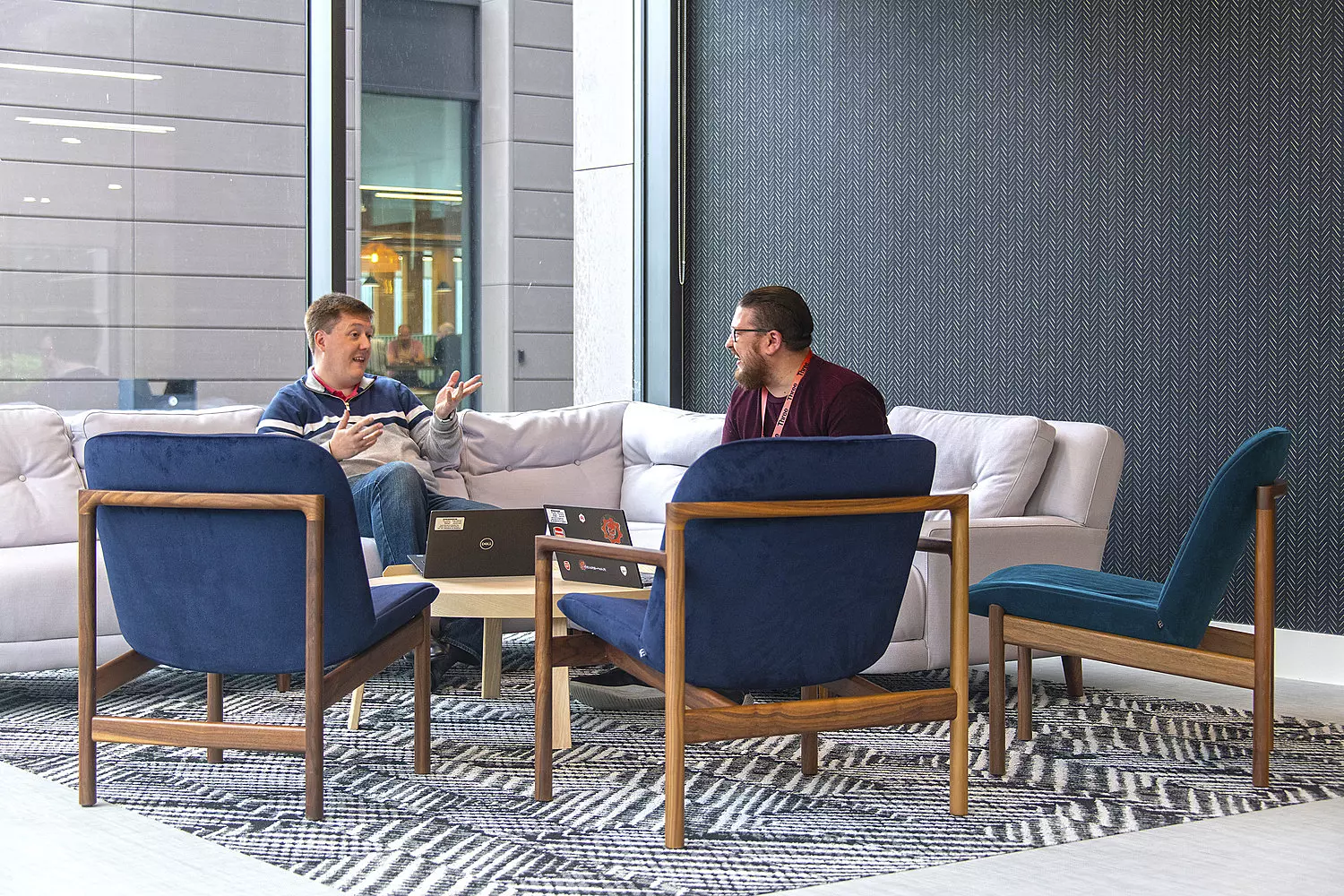 Collaboration in Three's Reading office