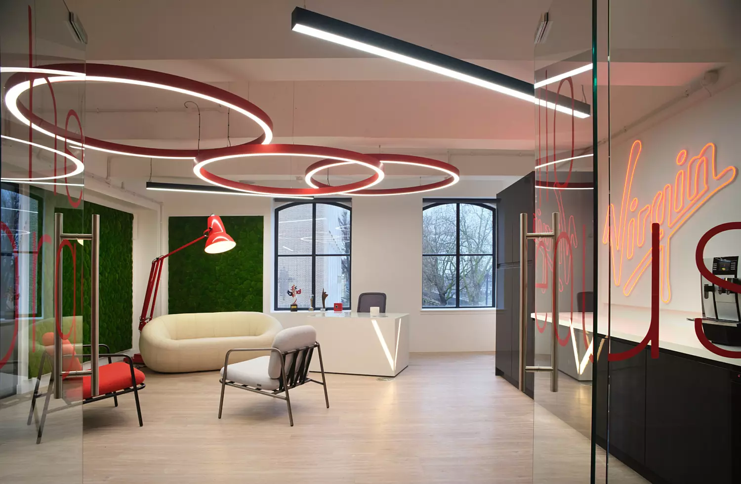 Virgin Loyalty reception fit out